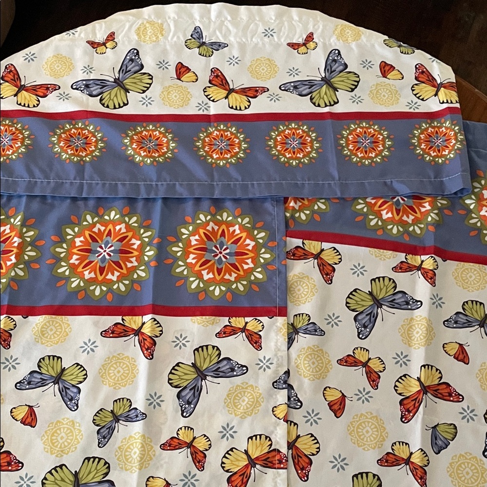 Butterfly and Mandala Pattern Curtains